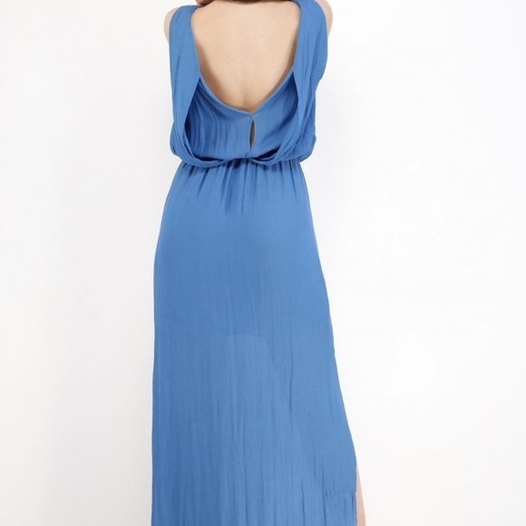 Zara Basic Maxi Dress (Blue) - Picture 3 of 8